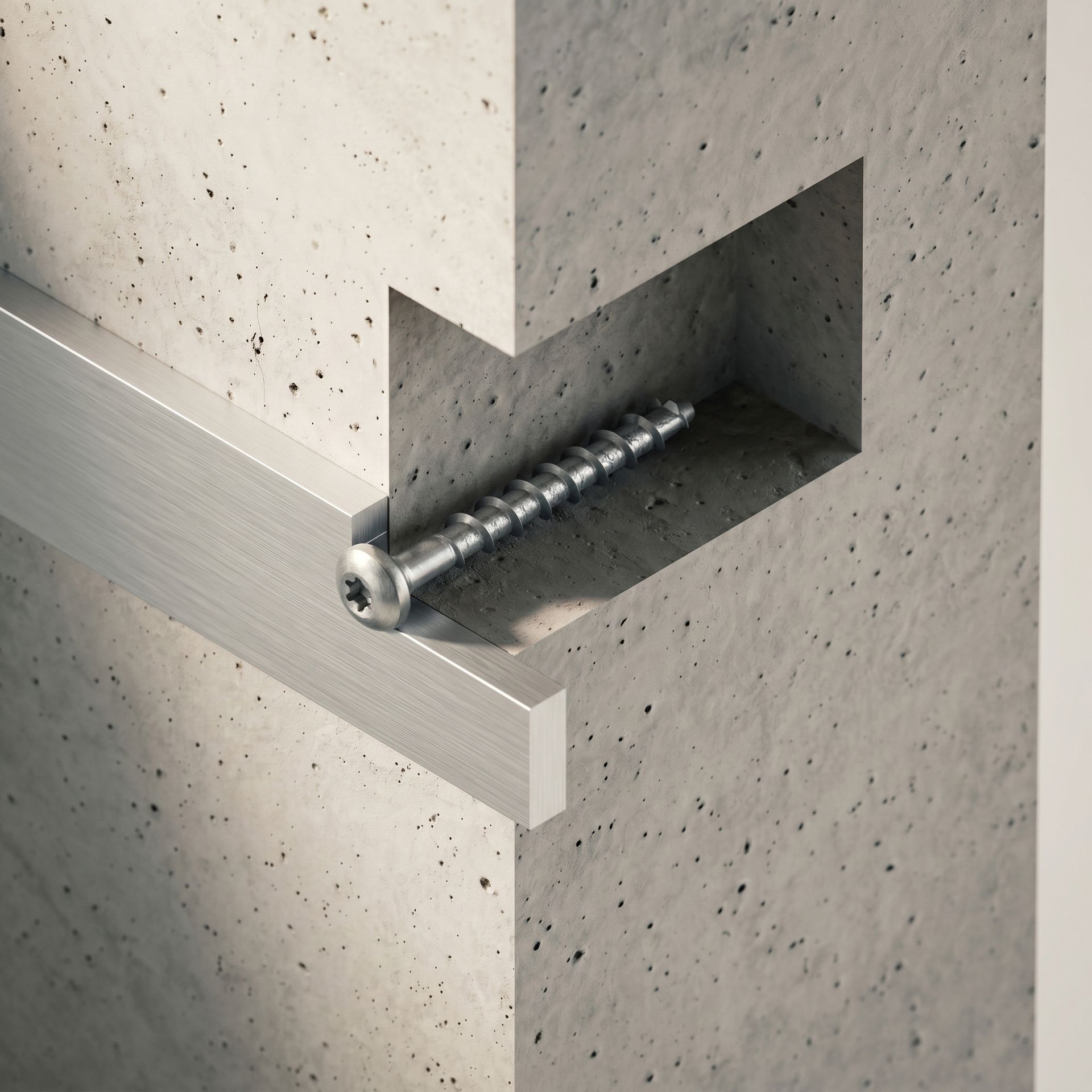 Betonschroef toepassingsafbeelding