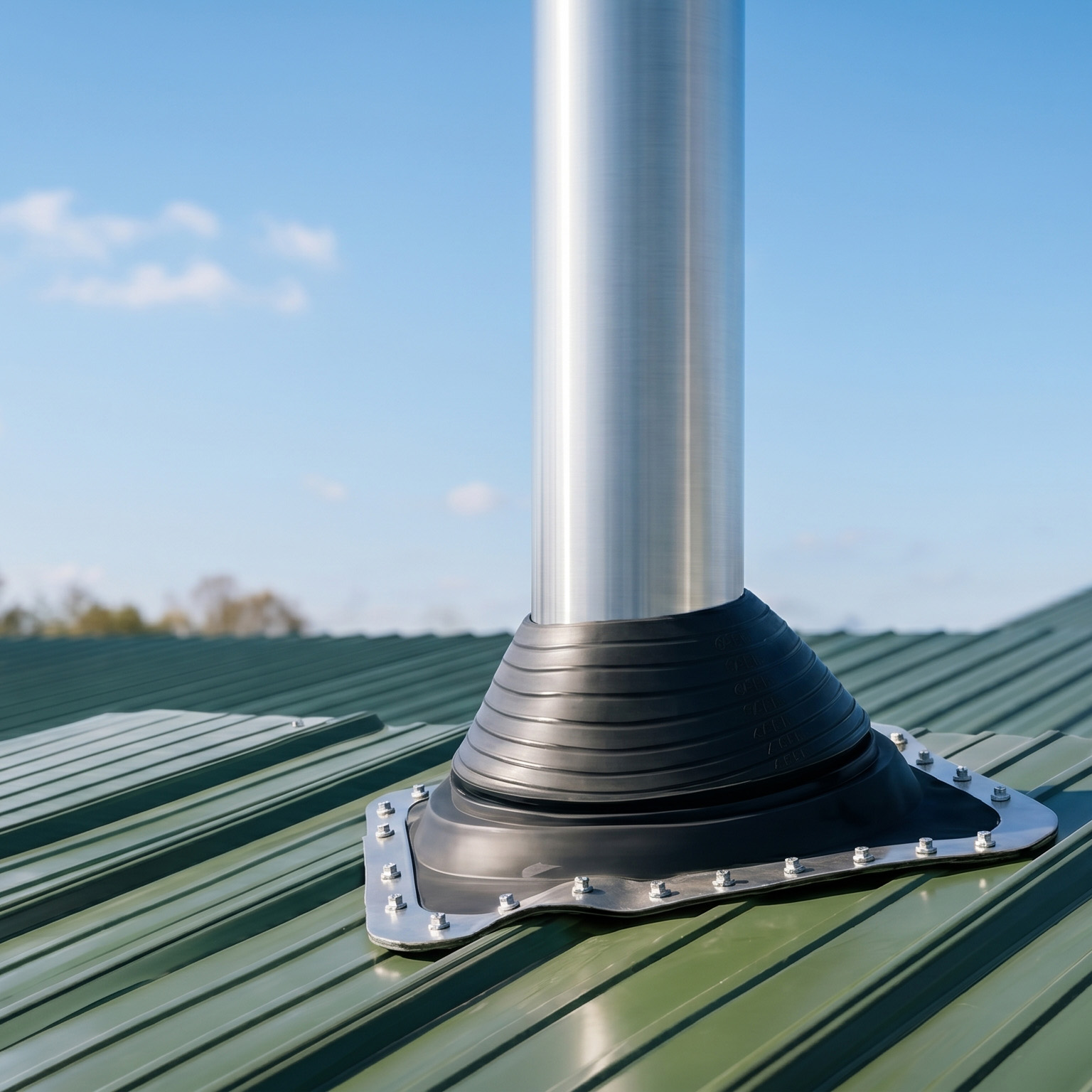 EPDM Pipe Flashing application image