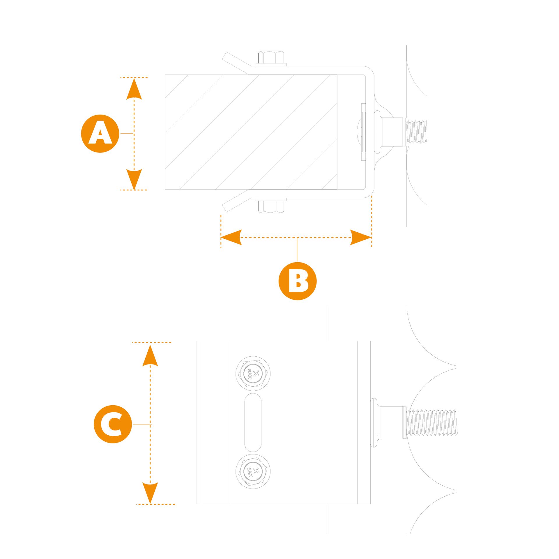 U-bracket product image