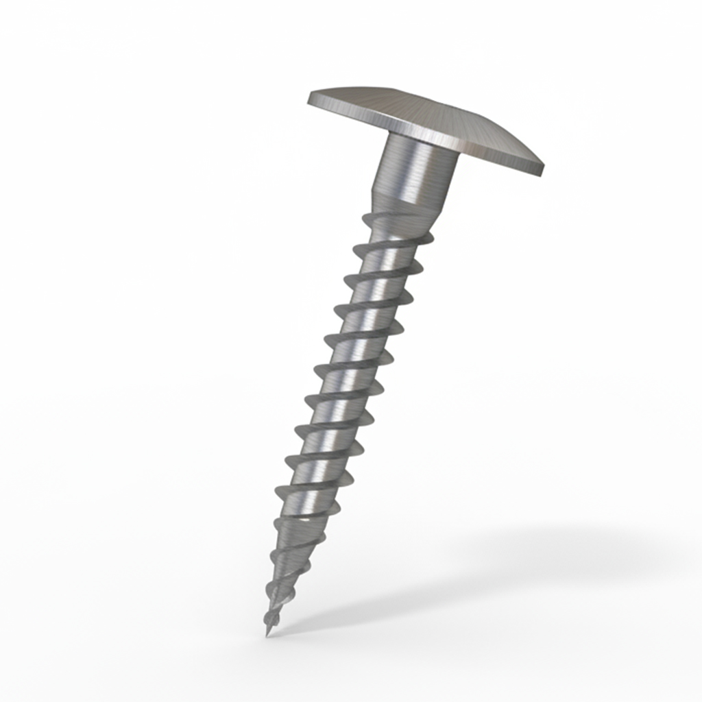 Facade sheet screw