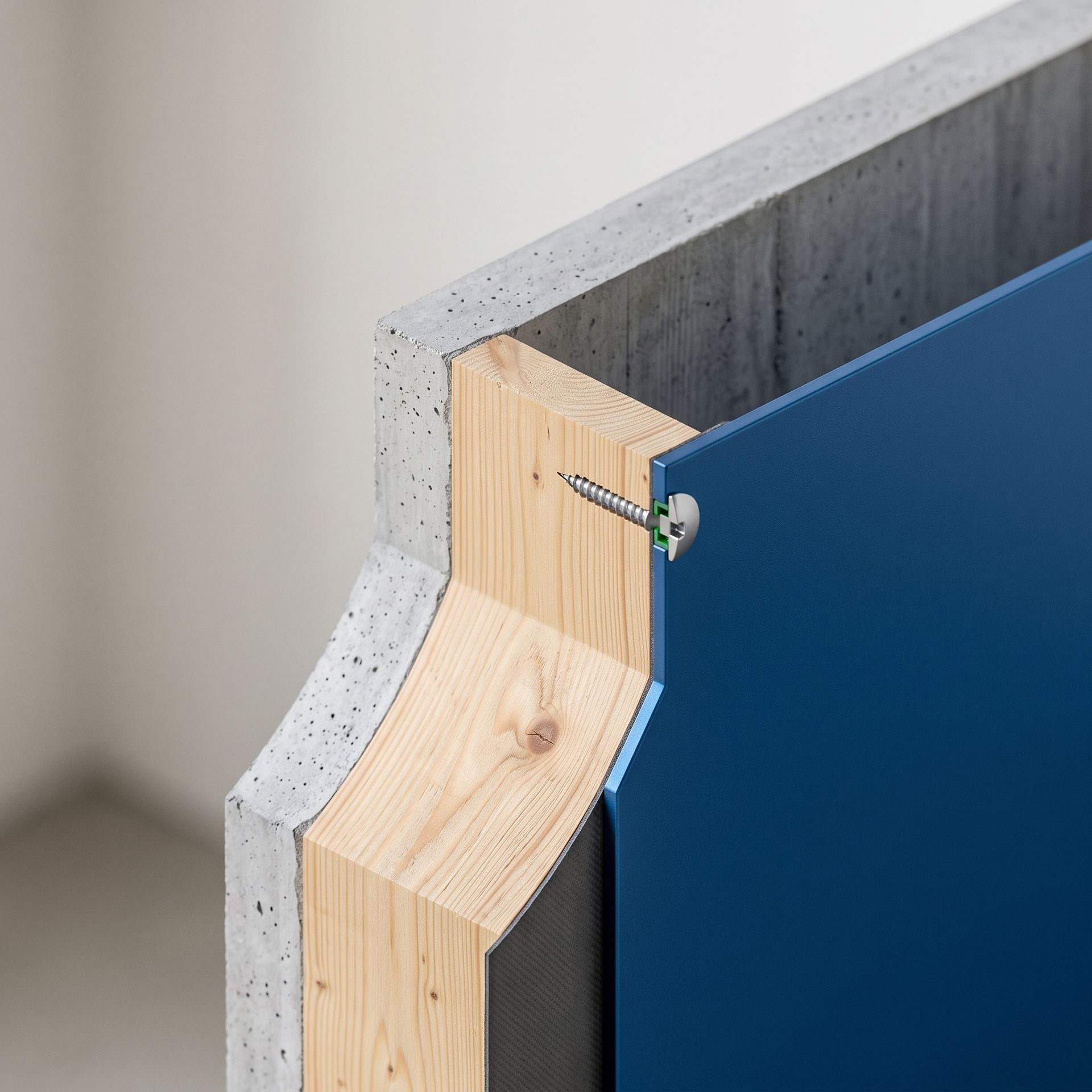 Facade sheet screw second application image
