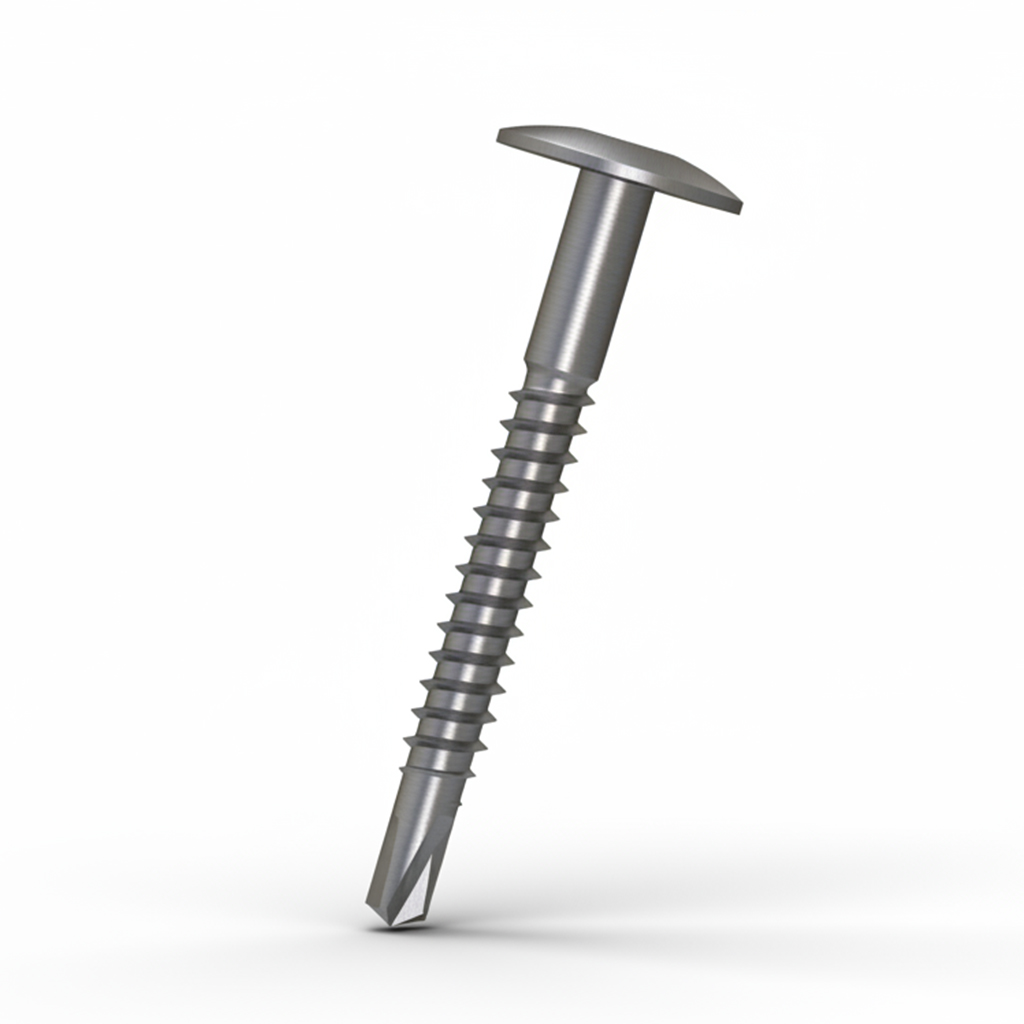 Facade sheet screw