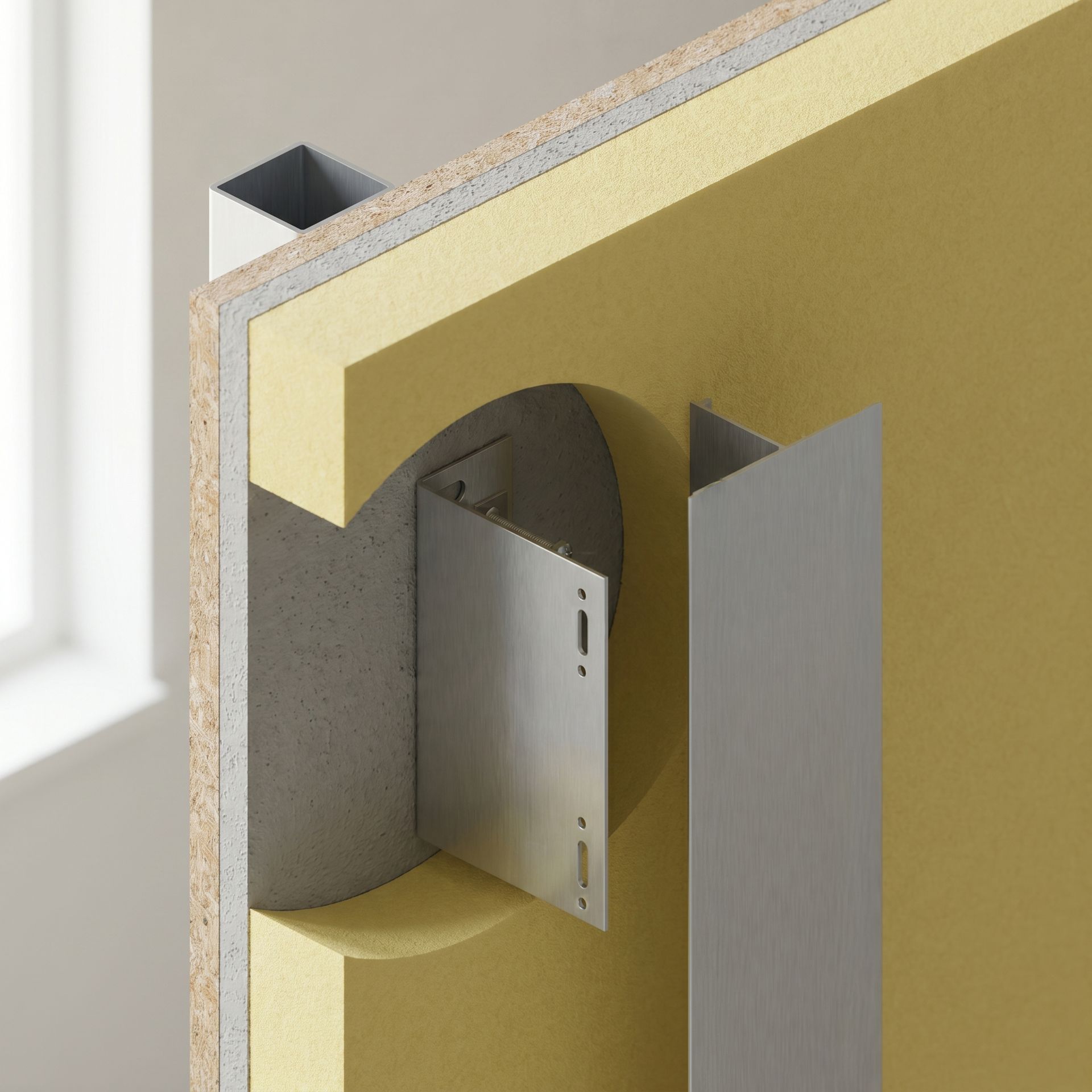 Stainless steel wall brackets second application image