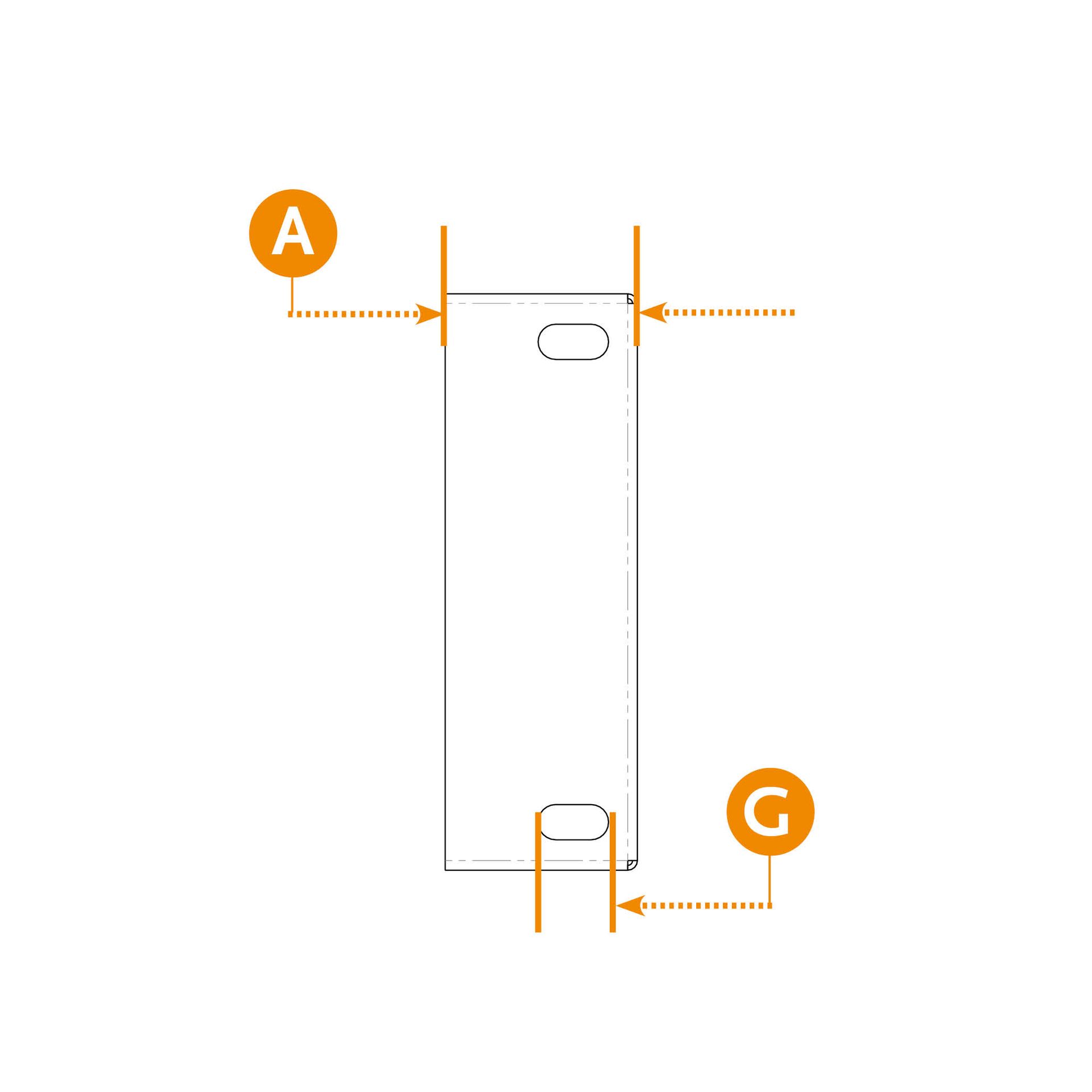 Stainless steel wall brackets application image