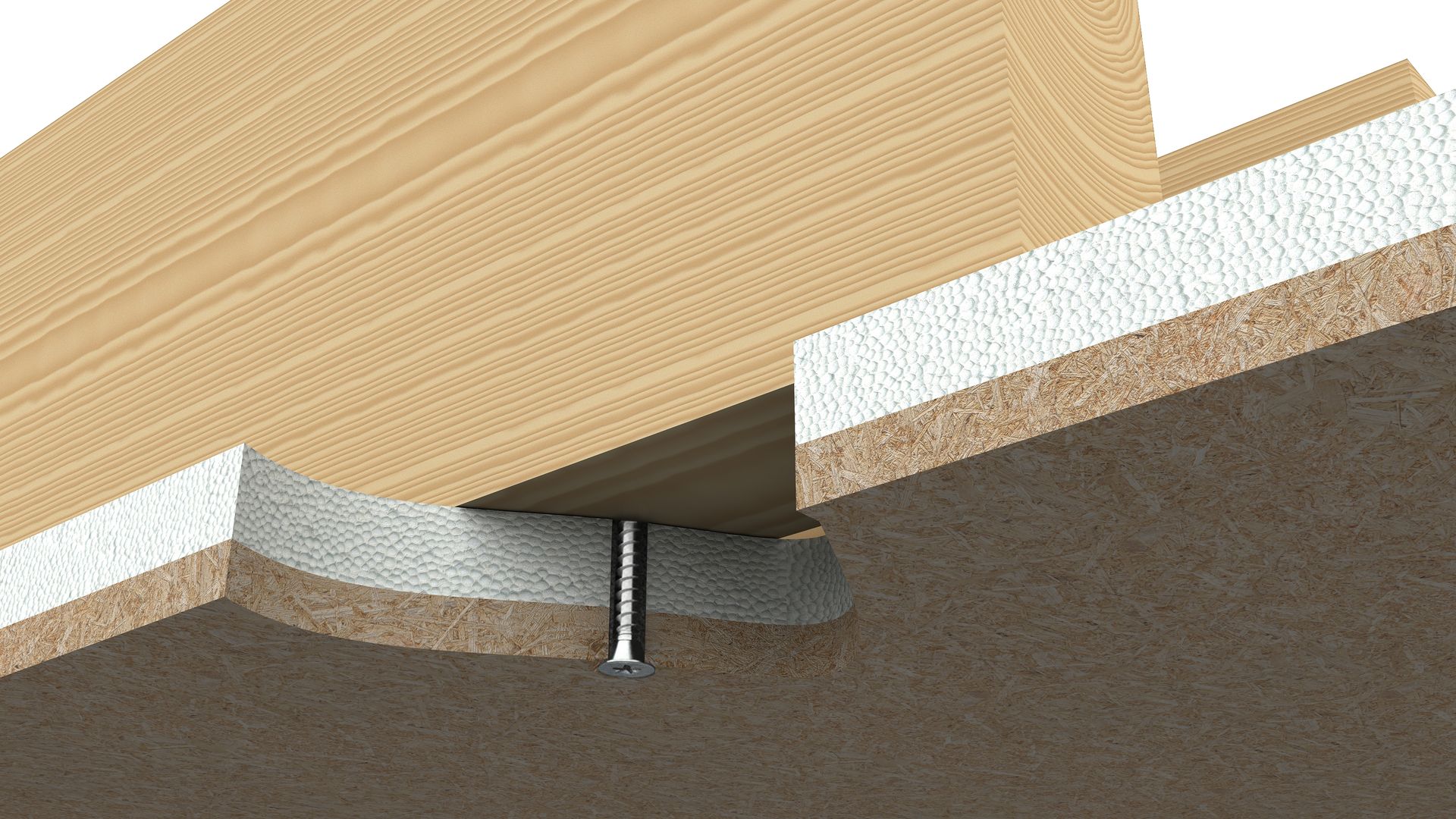 Montageschroef voor houtwol- en akoestiekplaten application image