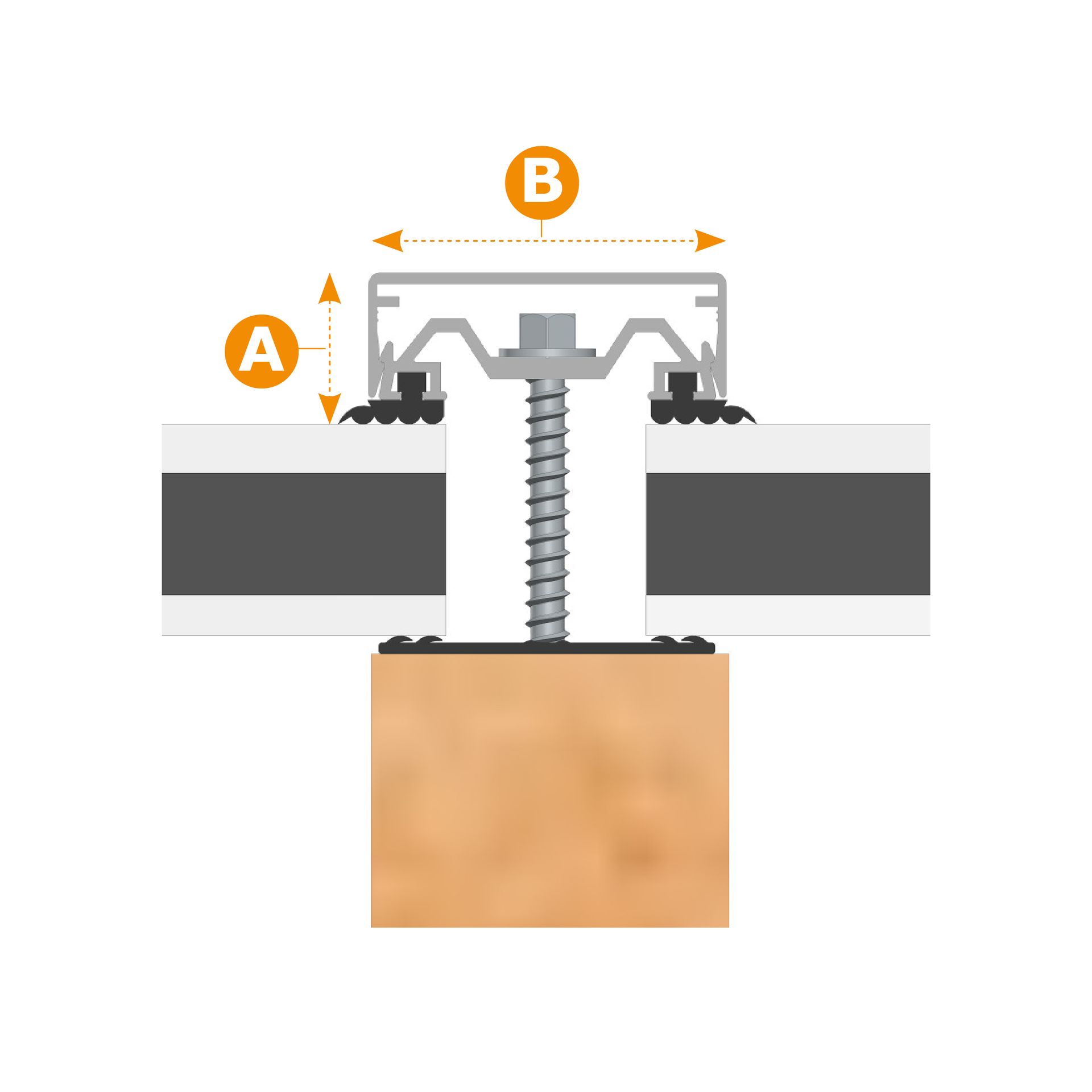 Clamp profile application image